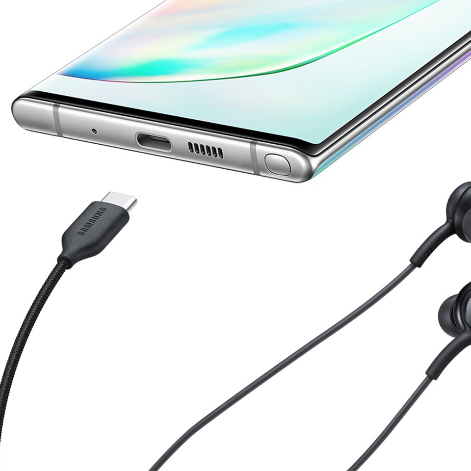 Samsung žične slušalke EO-IG100AKG USB-C bele